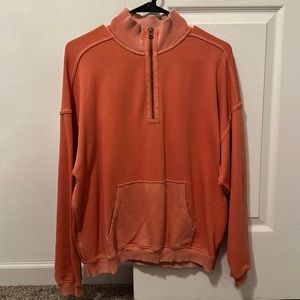 Orange Aerie quarter zip!!